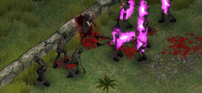 The zombies are best used to pin heroes so they can be dealt with