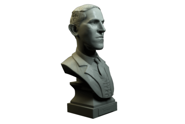 360 degree animated GIF of the Lovecraft bust