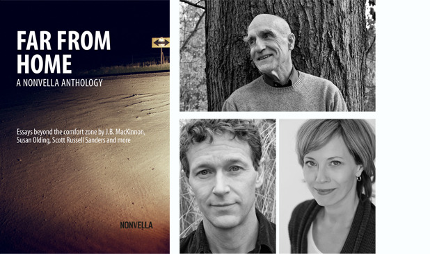 Top: Scott Russell Sanders; Bottom row: J.B. MacKinnon, Susan Olding