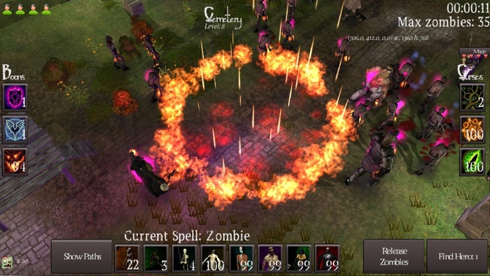 The Rage spell being cast