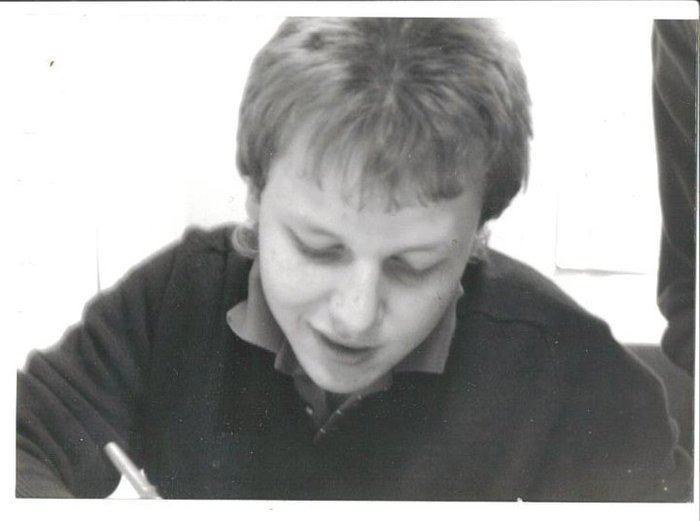 A studious Charles Thompson...