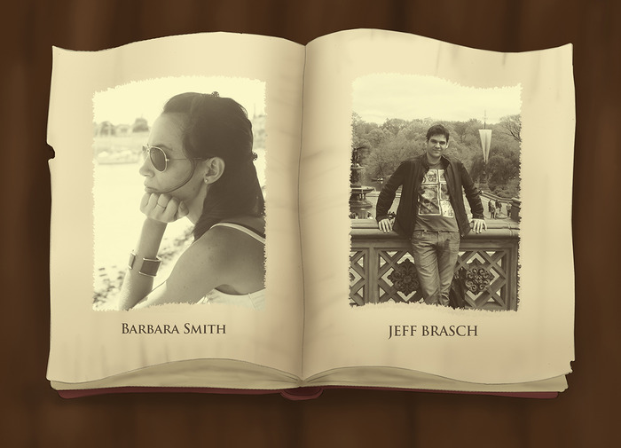 Hidden objects showing pictures and/or messages of your choice!