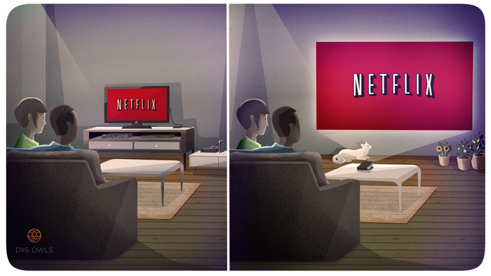 Stream and beam Netflix in your living room via ODIN's WiFi. Access to over 1 million apps on the Android ecosystem gives you endless options for online content.
