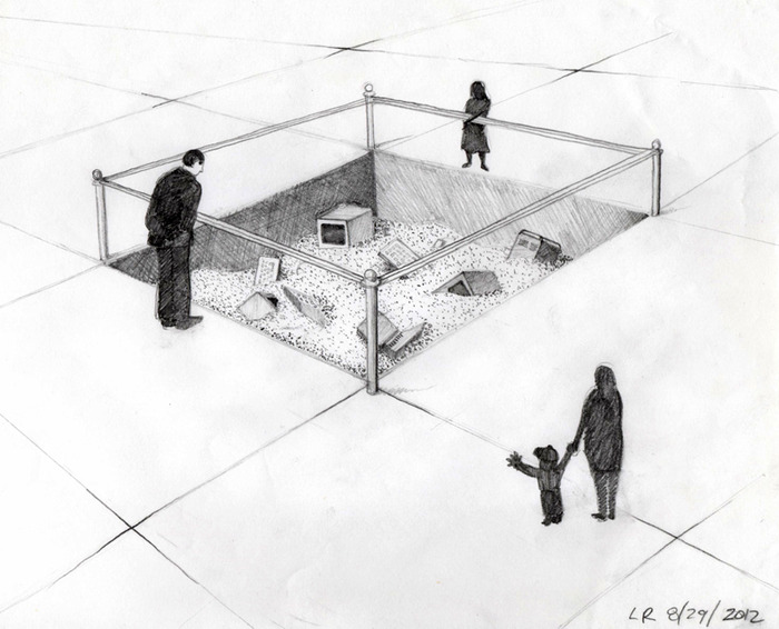 Technophemera sketch by Leon Reid IV