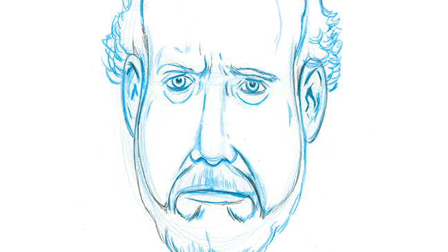 Gordon from pencil art to final colors