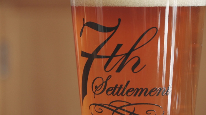 A pint at 7th Settlement.