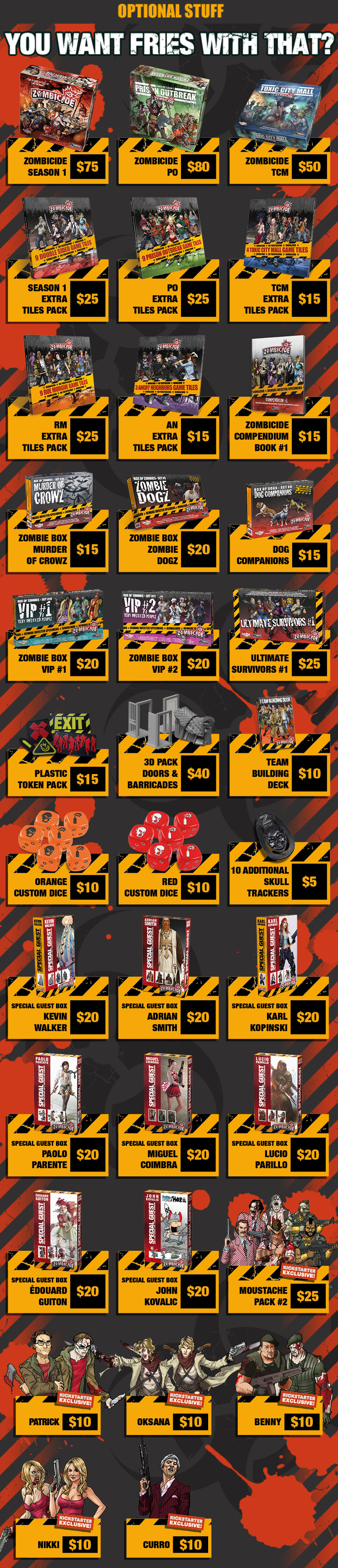 Crowdfunding: Zombicide Season 3 6 Crowdfunding, Zombicide