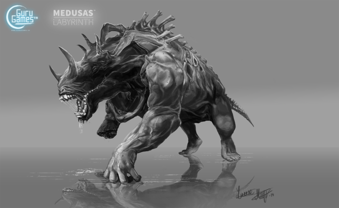 Concept of the minotaur
