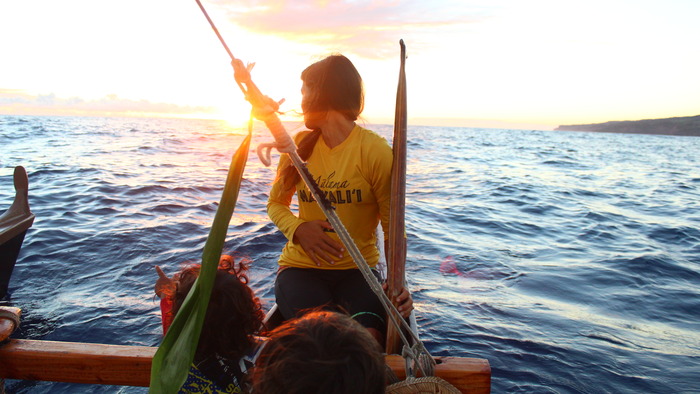 Wa'a Waipi'o, a Hawaiian Sailing Canoe for the community by Hualalai 