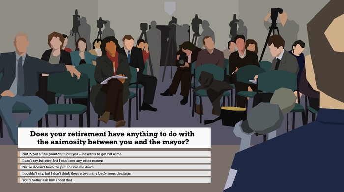 The press love Jack Boyd, because he tends to answer questions directly and openly. But recently things have been changing.