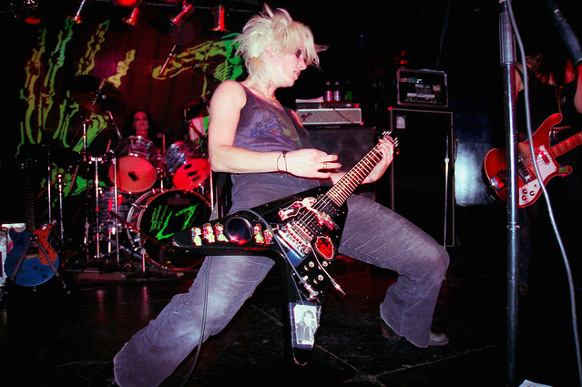 Donita Sparks with Flying V