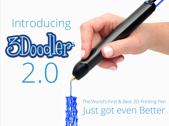 3Doodler 2.0: The World's First 3D Printing Pen, Reinvented