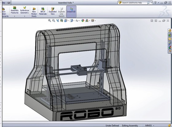 Robosapien Robot Design Table Etiquette 3d Model