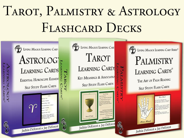 Tarot, Palmistry and Astrology Flashcards!