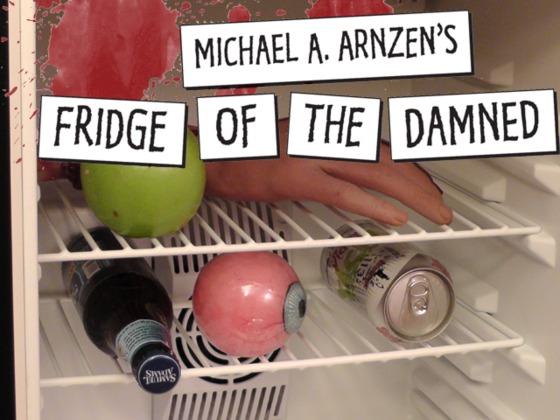 Michael A. Arnzen's Fridge of the Damned magnetic word kit!