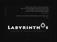 LABYRINTHÓS, Puzzle, Board Game, Art, Literature, read on...