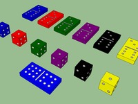 Precision Dominoes and Dice