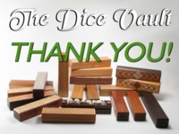  The Dice Vault: A Handcrafted Wooden Case for Gaming Dice