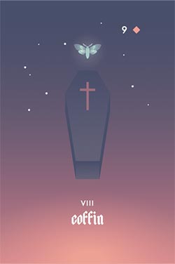 The Coffin - Negative Love Lenormand Cards to Get in a Lenormand Reading