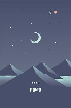 The Moon - Best Love Lenormand Cards to Get in a Lenormand Reading