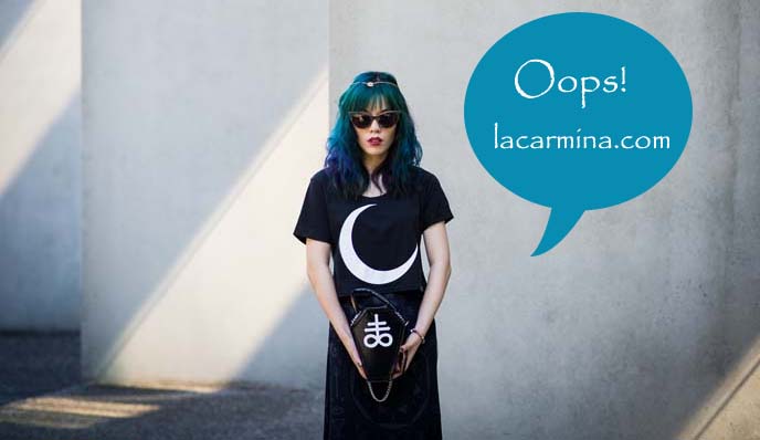 la carmina oops, malfunction, fail