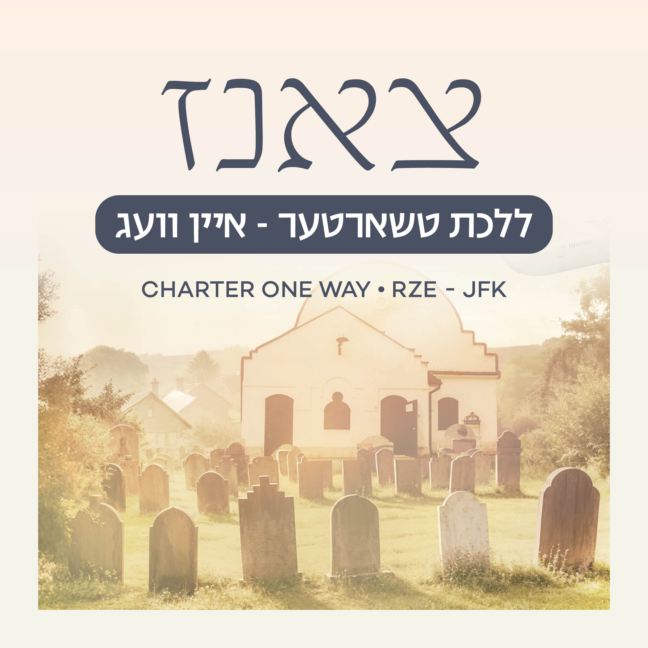 One way flight only RZE - JFK