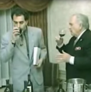 I love wine and I love comedy...Borat's guide to wine tasting is simply hilarious