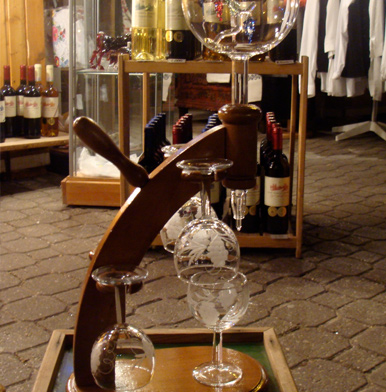 A trendy Hungarian way to serve wine
