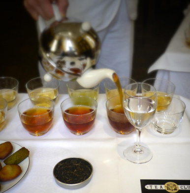 Learning about tea at Mariage Frères in Paris