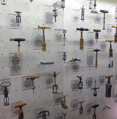 Impressive corkscrew collection at Gerovassiliou winery in Greece