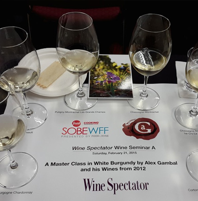 Wine Spectator Wine Seminars at Miami Food & Wine Festival