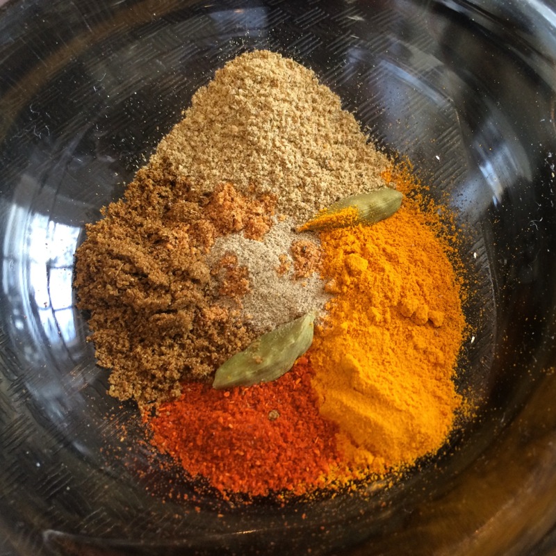 Spice Route of India cooking with Indian spices in England La Muse Blue