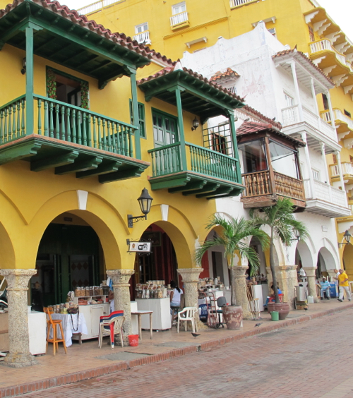 Sweets market in Cartagena