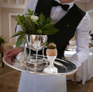 Iconic egg caviar by Michel Guérard