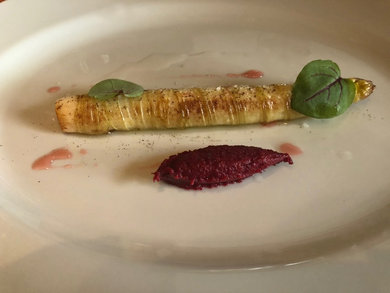 three Michelin asparagus