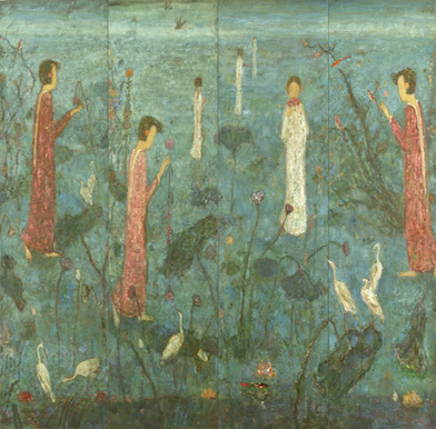 Chinese female artist work