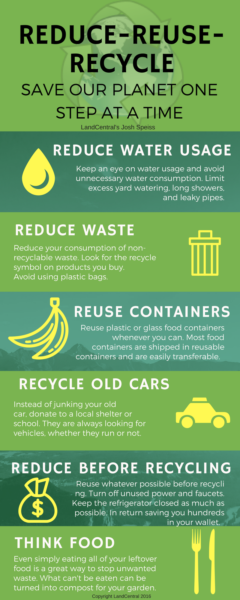 Reduce Reuse Recycle LandCentral
