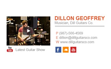 Email signature for Musician Email signature for Musician