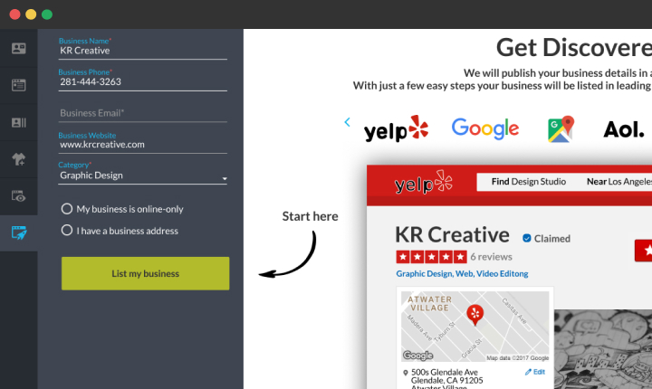 Yelp Business listing firs step wisekick-Yelp-listing-first-step