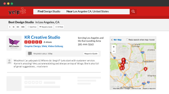 Yelp Results Page Information wisekick-yelp-listing-results