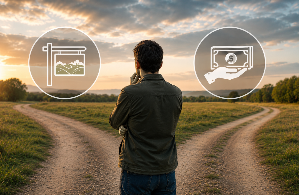 Should You List Your Land or Accept a Cash Offer?