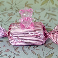 Chocolate foil wrap with different toys