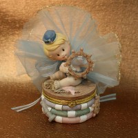 Sailor Baby Porcelain Jewelry Box 