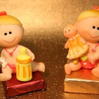 Porcelain Baby with Chocolate 