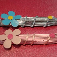 Cigar Chocolate with Leather Flower Motif 
