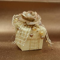 Ivory Embossed Box  