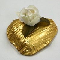 Heart gold chocolate. $18/pound - 30pcs