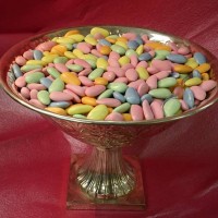 French Jordan Almonds in Assorted Pastel Colors 