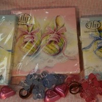 Lunch Size Baby Shoe Napkins  