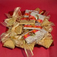 Flat Oblong Graduation Cap Chocolate 